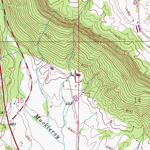 Topographic Map of Slate (historical), AL