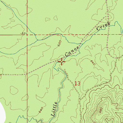 Topographic Map of Truss Mill (historical), AL