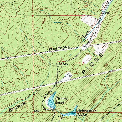 Topographic Map of Zion Church (historical), AL