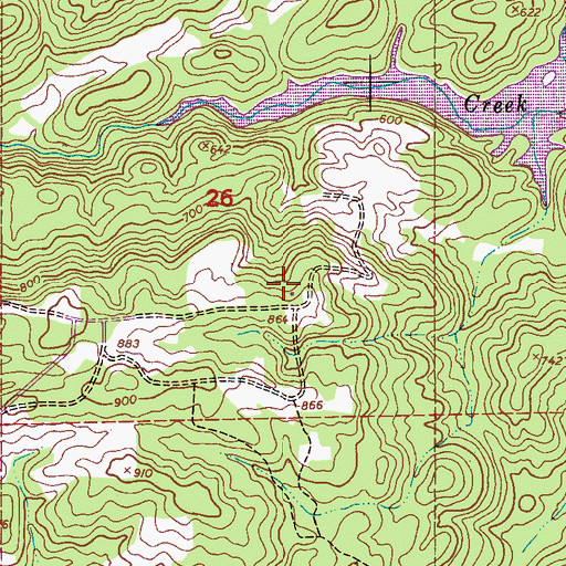 Topographic Map of Zion Hill Church, AL