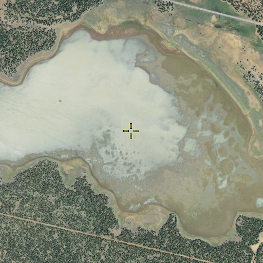 Aerial/Satellite Image of Hog Flat Reservoir, CA