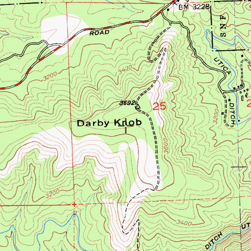 Topographic Map of Forest Meadow, CA