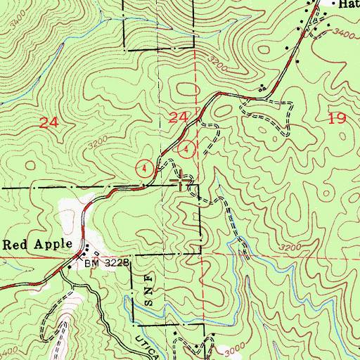 Topographic Map of Crescent Cove Picnic Area, CA