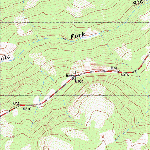 Topographic Map of Dardanelles Outlook, CA