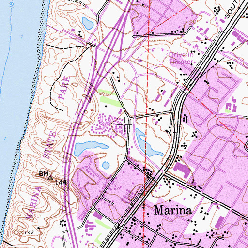 Topographic Map of KIDD, CA