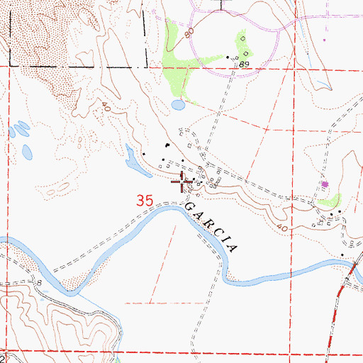 Topographic Map of A Stronetta Ranch, CA