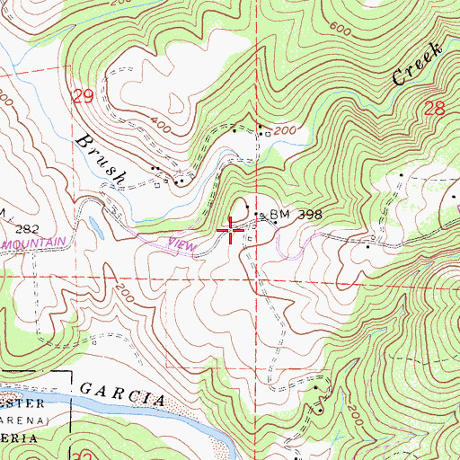 Topographic Map of Doctor Huntley Ranch, CA