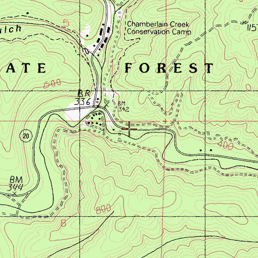 Topographic Map of Dunlap (historical), CA
