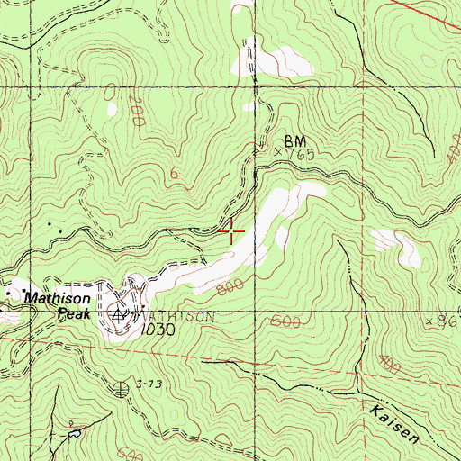 Topographic Map of Edison Ranch (historical), CA