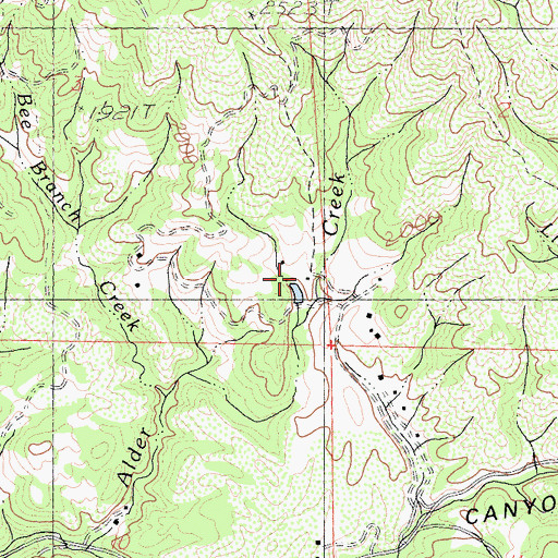 Topographic Map of Ford Ranch, CA