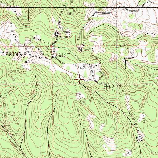 Topographic Map of Fordice Ranch, CA
