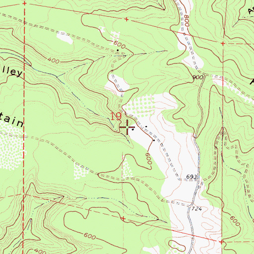 Topographic Map of Herbert Ranch, CA