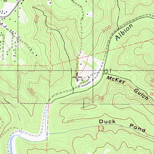 Topographic Map of MacDonalds Ranch, CA