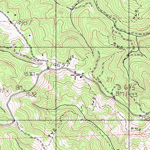Topographic Map of Mount View Ranch, CA
