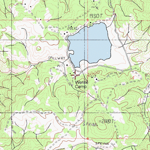Topographic Map of Saint John Ranch (historical), CA