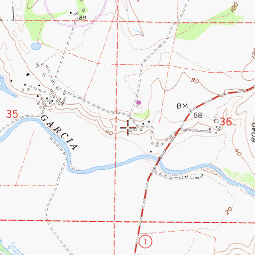 Topographic Map of Stronetta (historical), CA