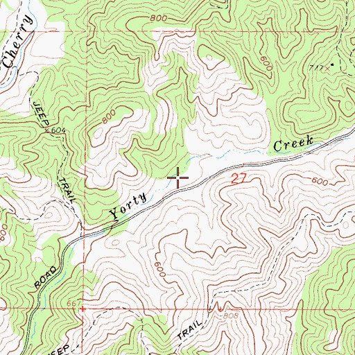 Topographic Map of Briggs Ranch (historical), CA