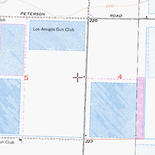 Topographic Map of Jim Hill Gun Club, CA