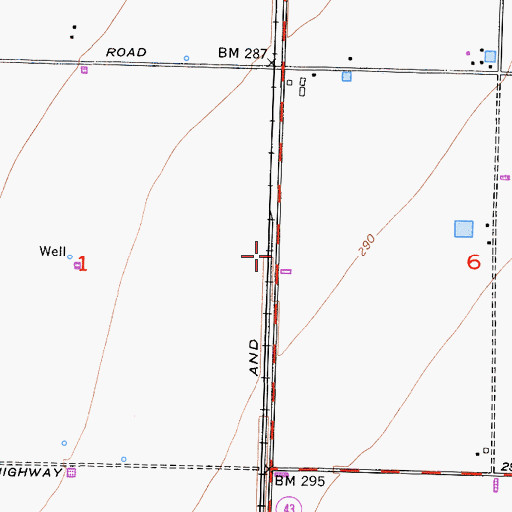 Topographic Map of Petro (historical), CA