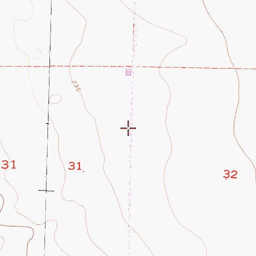 Topographic Map of Wyseur Ranch (historical), CA