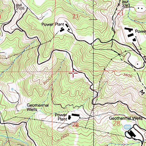 Topographic Map of Smudgeo Number 1 Heliport, CA