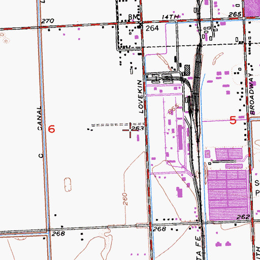 Topographic Map of Cyr Aviation Airport, CA