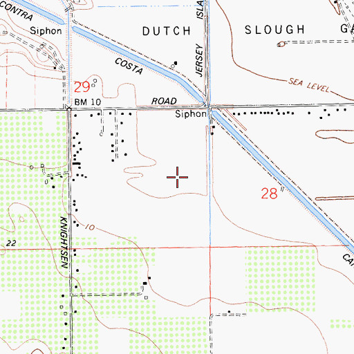 Topographic Map of Delta Air Park (historical), CA