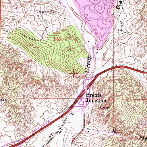Topographic Map of Station 125 Heliport, CA