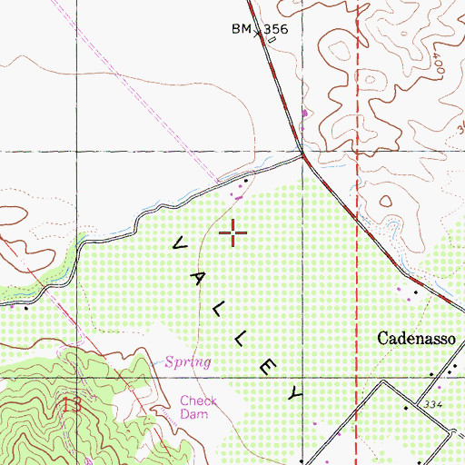 Topographic Map of G3 Ranch Airport, CA