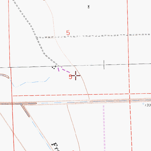 Topographic Map of Triangle T Ranch Airport (historical), CA