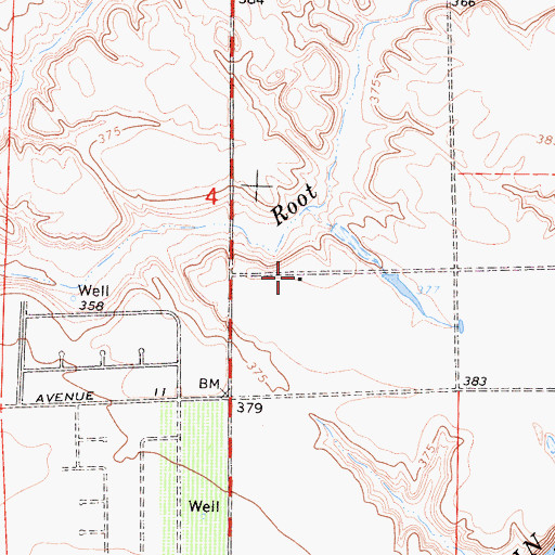Topographic Map of Arnold Ranch Airport (historical), CA