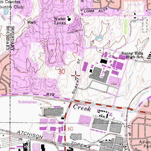 Topographic Map of Hughes Aircraft Company Heliport, CA