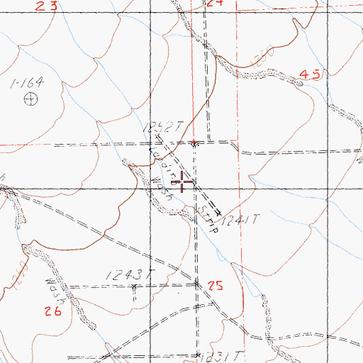 Topographic Map of Conner Airport (historical), CA