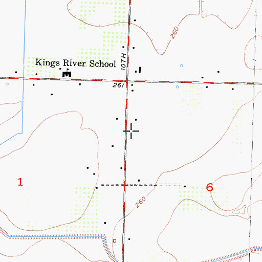 Topographic Map of Swanson Ranch Nr 1 Airport, CA