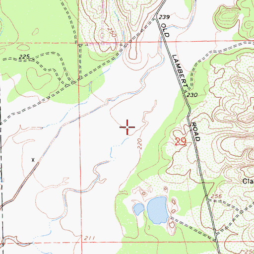 Topographic Map of Eagle's Nest Airport, CA