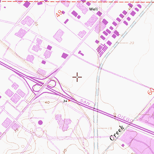Topographic Map of Jamboree Center Helistop, CA