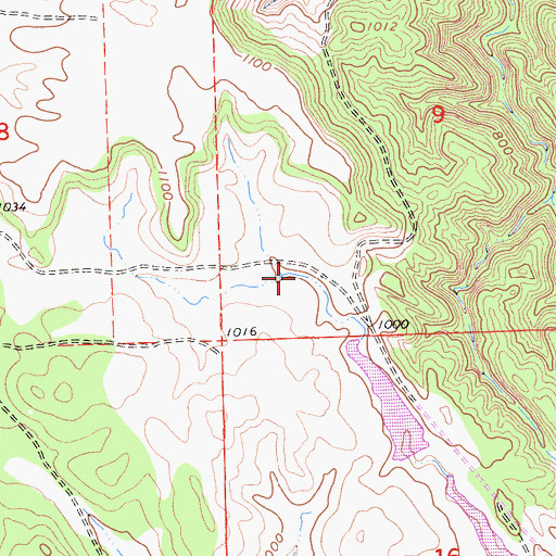 Topographic Map of Kistler Ranch Airport, CA