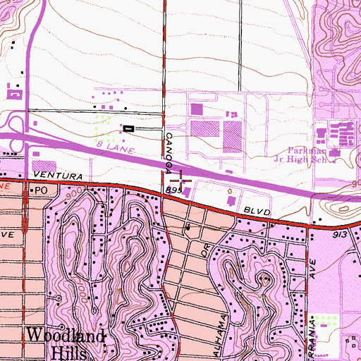 Topographic Map of Litton Industries Heliport, CA