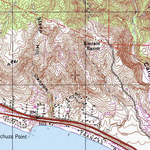 Topographic Map of Anacapa View Estates Heliport, CA