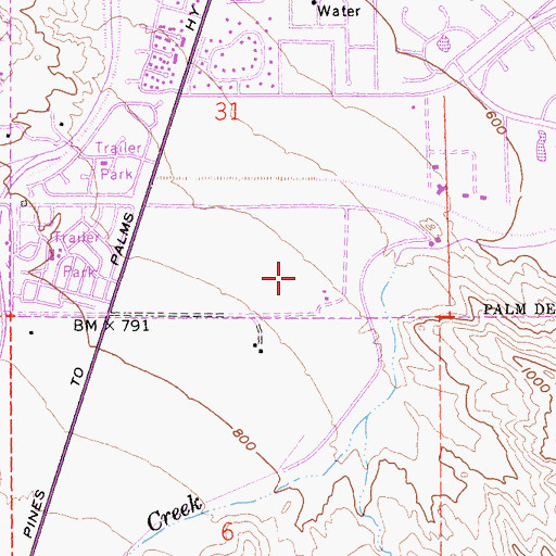 Topographic Map of Kelly Heliport, CA