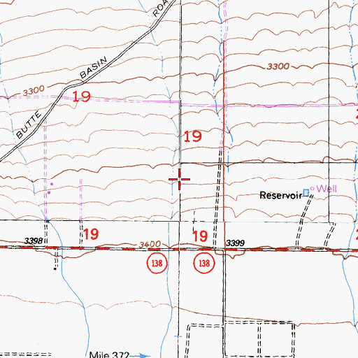 Topographic Map of Pomona Superior Court Heliport, CA
