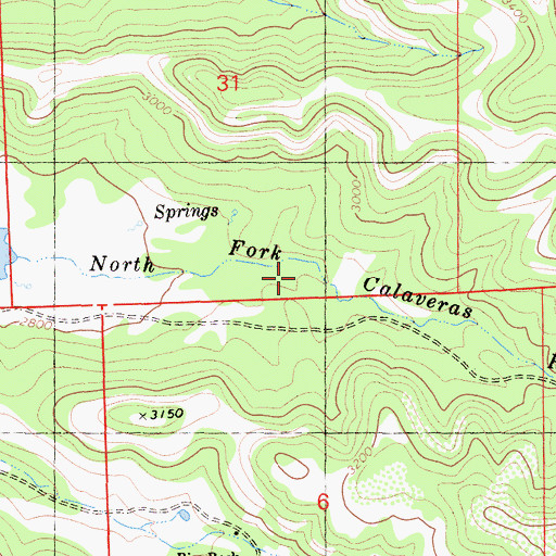 Topographic Map of Eagle Ridge Ranch Airport, CA