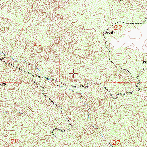 Topographic Map of Clark Ranch Airpark (historical), CA