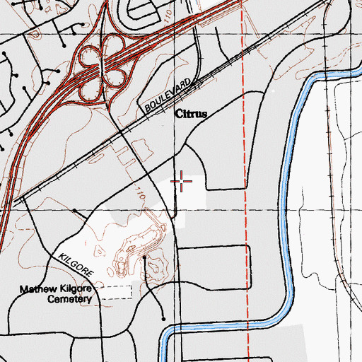Topographic Map of Sunrise One Heliport, CA