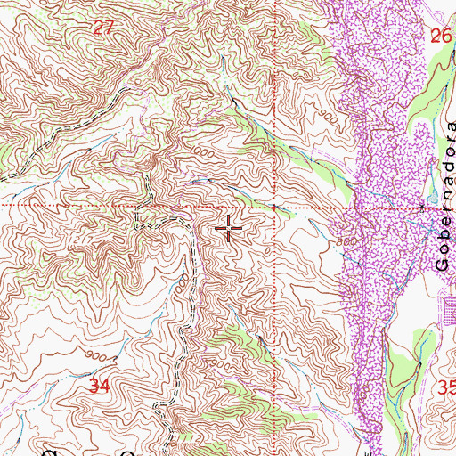 Topographic Map of Lyon Heliport, CA