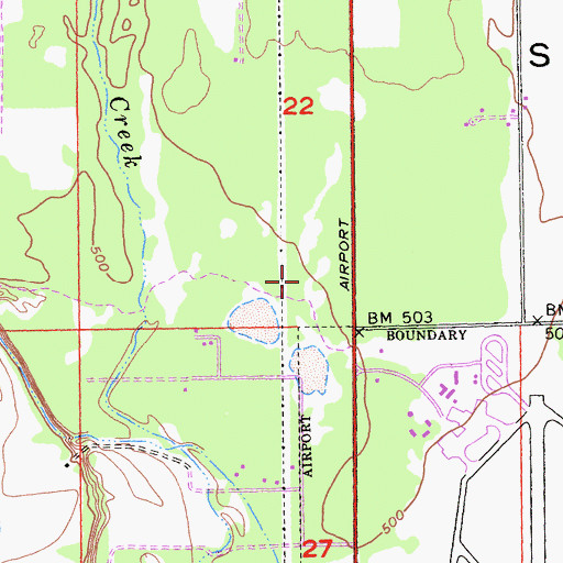 Topographic Map of American Display Heliport, CA