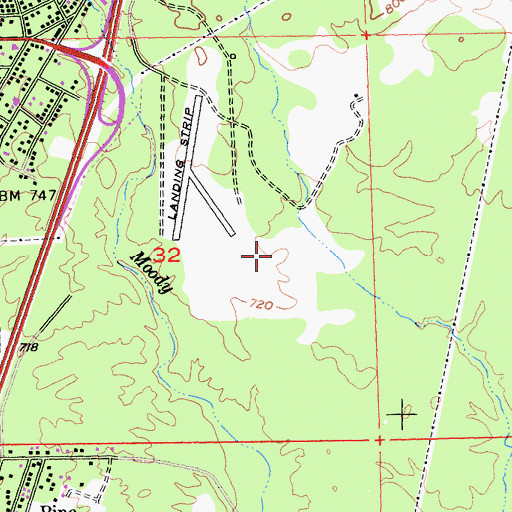 Topographic Map of Tews Field, CA