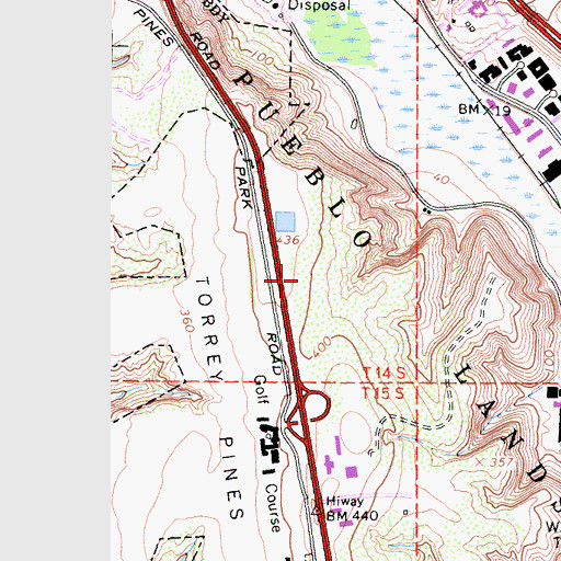Topographic Map of Henley Heliport, CA