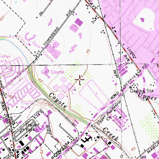 Topographic Map of Flea Port Heliport, CA
