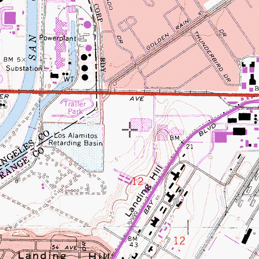 Topographic Map of R I Seal Beach Helistop B80, CA